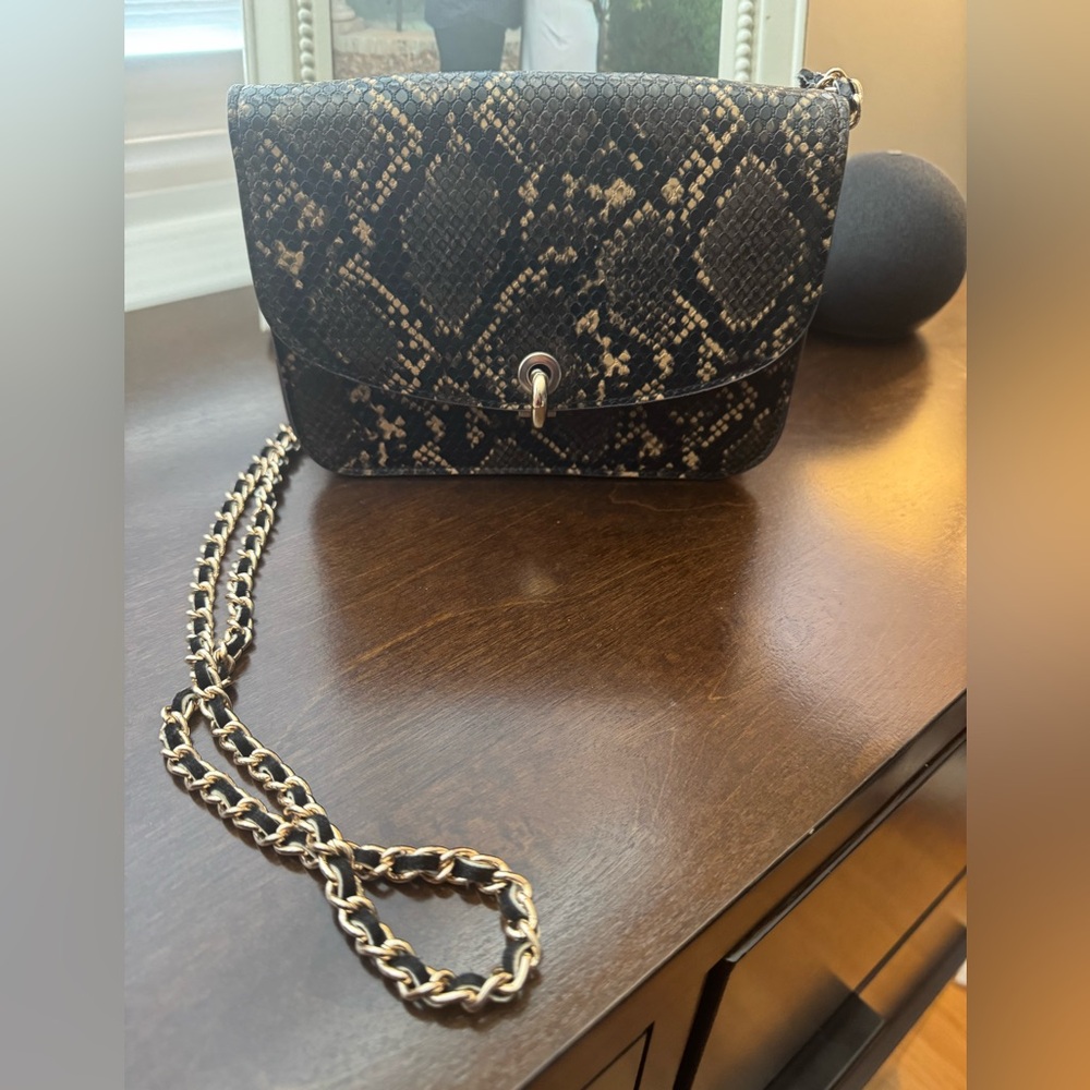Snake skin crossbody